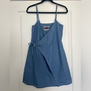 Urban Renewal Blue Wrap Dress